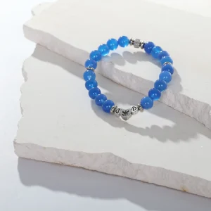 Azure Heart Bracelet