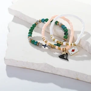 Lucky Charm Stack Bracelet Set