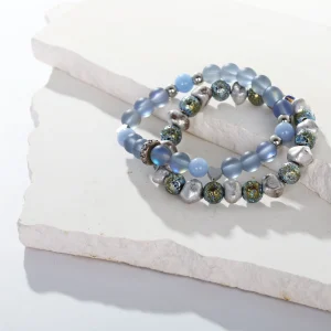 Silver Tide Bracelet Set