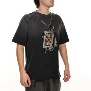 Crimson Spade Distressed Tee