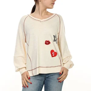 Heartbreaker Patchwork Sweater